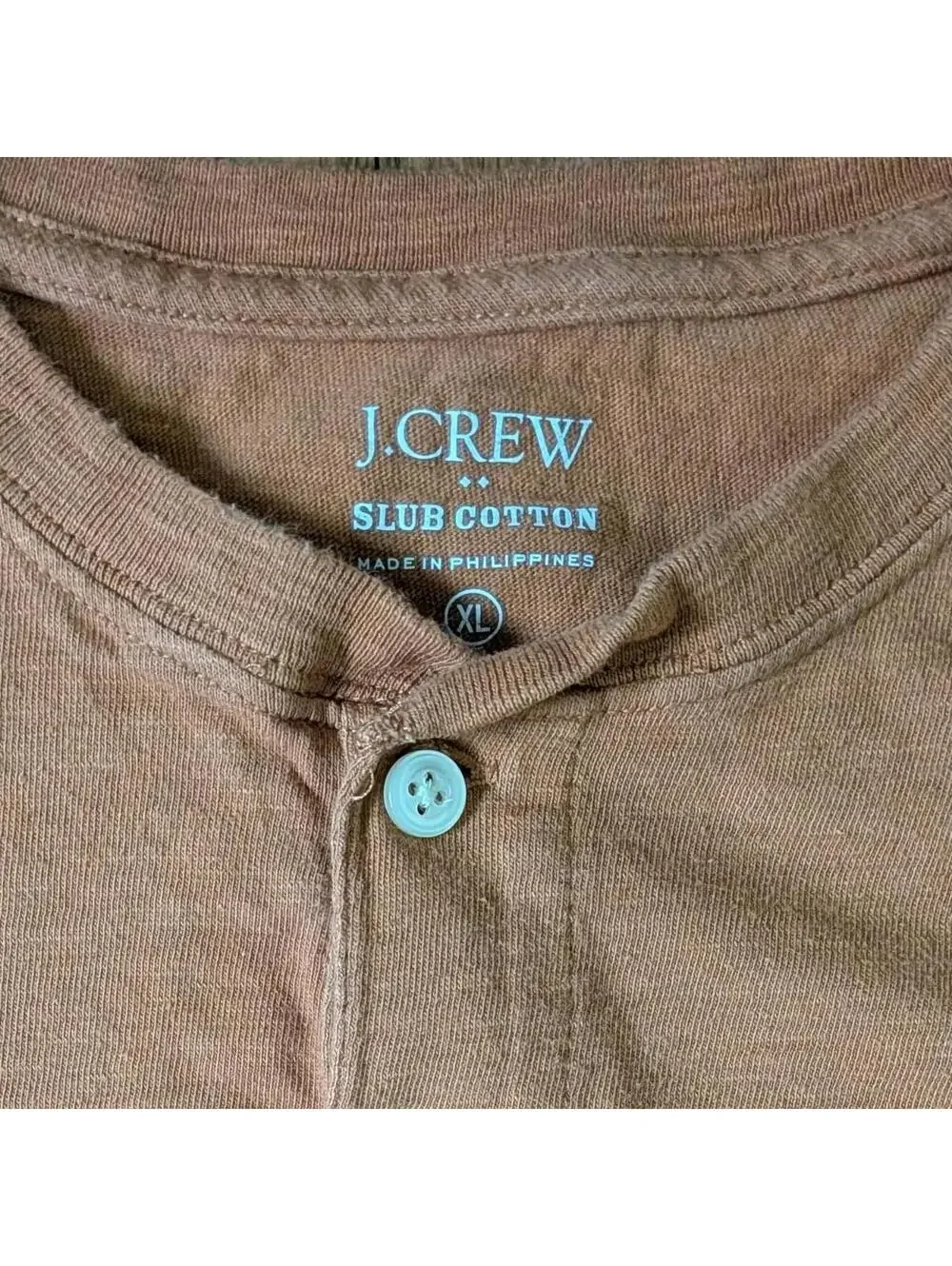 J.Crew Men's Mustard Orange Henley XL